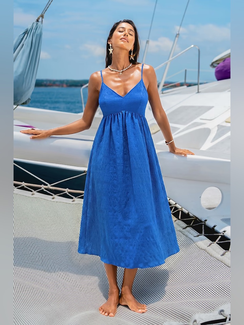 Blue Cupshe dress